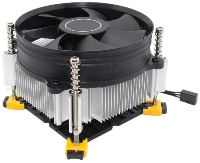 Alt view image 7 of 12 - CPU Cooler Fan 9cm CPU Heatsink 2000RPM Cooling Radiator for LGA 115X 1200 1700 1356 1150 1151 1155 1156 1200 1700