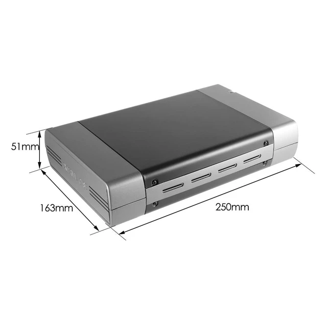 Alt view image 12 of 12 - 5.25inch External Hard Drive Case USB3.0/2.0 To SATA SSD HDD Hard Disk Box Support DVD 16 Speed 480Mbps Recording Hard Disk Case(USB 2.0 US Plug)