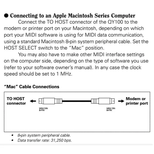 Alt view image 12 of 12 - MINI DIN 8 PIN MD8 TO MD8 8-PIN MALE ADAPTER COMMUNICATION DATA CABLE FOR YAMAHA MUSIC SEQUENCER TO HOST PORT CONNECT TO MAC (1.8M Length)