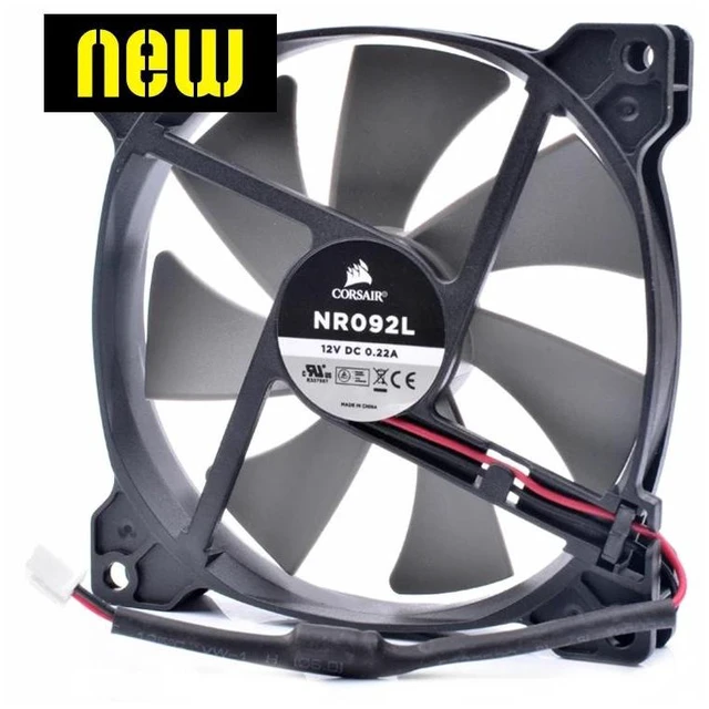 Alt view image 8 of 8 - NR092L 9cm 9015 92x92x15mm 12V 0.22A 2 line 2pin power supply ultra-thin cooling fan