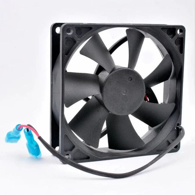 Alt view image 8 of 8 - DFB922512L 92mm fan 92x92x25mm DC12V 1.6W 2 wires, double ball bearings, cooling fan for chassis power supply CPU