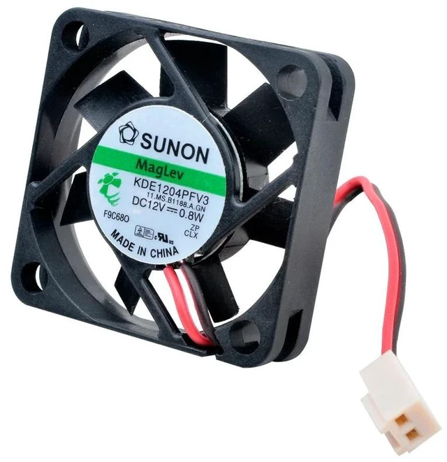 Alt view image 8 of 8 - KDE1204PFV3 4cm 4010 40mm fan 40x40x10mm DC12V 0.8W Magnetic bearing 2pin Cooling fan for power monitoring host