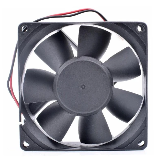 Alt view image 8 of 8 - KD1208PTS1 8025 8cm 80x80x25mm 12V 1.9W computer chassis power cooling fan