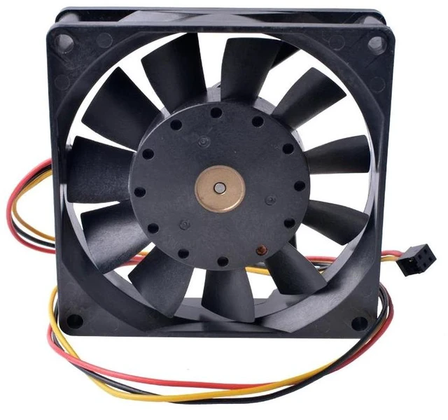 Alt view image 10 of 10 - 8020 48V 0.08A 109P0848C604 double ball 8CM silent cooling fan
