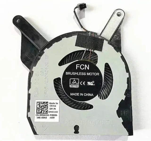 Alt view image 2 of 2 - CPU Cooling Cooler Fan for Latitude 5400 Laptop Cooling Fan CN-0MXH2W DC28000MRFL