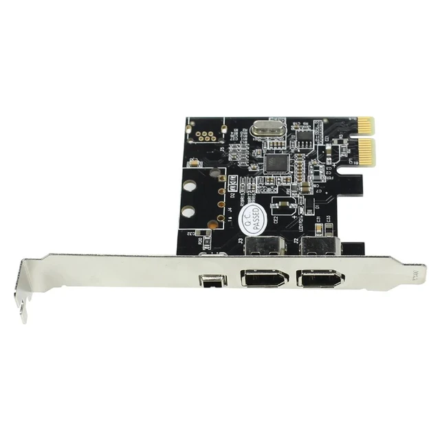 Alt view image 8 of 12 - XT-XINTE Expansion Card PCIe 3 Ports 1394A Firewire PCI Express to IEEE 1394 Adapter Controller 2 x 6 Pin And 1 x 4 Pin