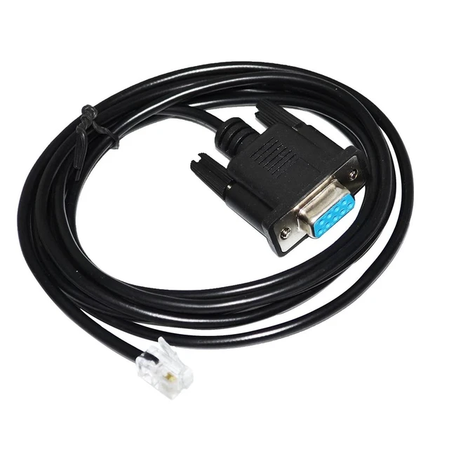 Alt view image 7 of 12 - D-SUB 9 PIN 9P DB9 FEMALE TO RJ9 RJ10 RJ11 4P4C PLUG RS232 SERIAL COMMUNICATION CABLE, RJ9 RJ11 TO COM DB9 FEMALE CONNECT KABLE (Wiring 5)
3M Length