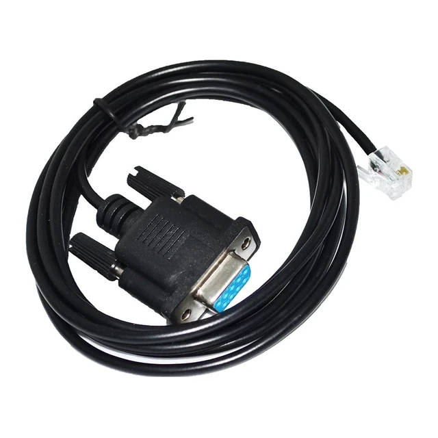 Alt view image 9 of 12 - D-SUB 9 PIN 9P DB9 FEMALE TO RJ9 RJ10 RJ11 4P4C PLUG RS232 SERIAL COMMUNICATION CABLE, RJ9 RJ11 TO COM DB9 FEMALE CONNECT KABLE (Wiring 5)
3M Length
