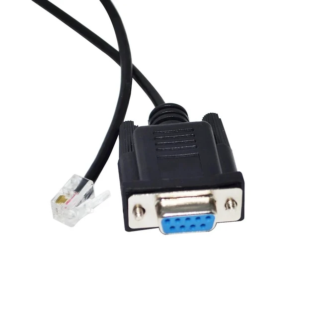 Alt view image 10 of 12 - D-SUB 9 PIN 9P DB9 FEMALE TO RJ9 RJ10 RJ11 4P4C PLUG RS232 SERIAL COMMUNICATION CABLE, RJ9 RJ11 TO COM DB9 FEMALE CONNECT KABLE (Wiring 5)
3M Length
