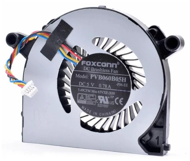 Alt view image 7 of 8 - PVB060B05H-P06-EE 5V 0.78A 65VXF-X00 notebook cooling fan