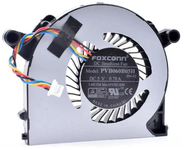 Alt view image 8 of 8 - PVB060B05H-P06-EE 5V 0.78A 65VXF-X00 notebook cooling fan