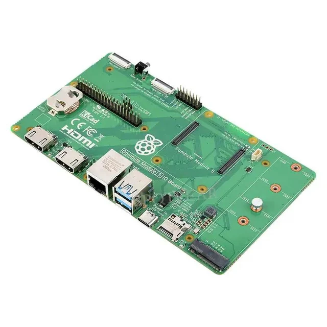 Alt view image 8 of 12 - Pi CM5 Official IO Board a Base Development Platform Compute Module 5 IO Board
