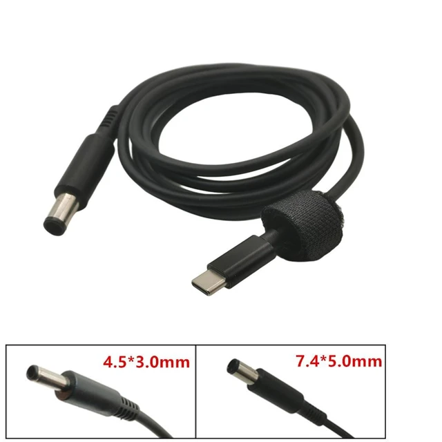 Alt view image 5 of 8 - USB Type C PD Converter Universal Laptop Charging Cable Cord Dc Power Adapter for Dell-Notebook Power Supply Cable 1.5m(4.5x3.0mm)