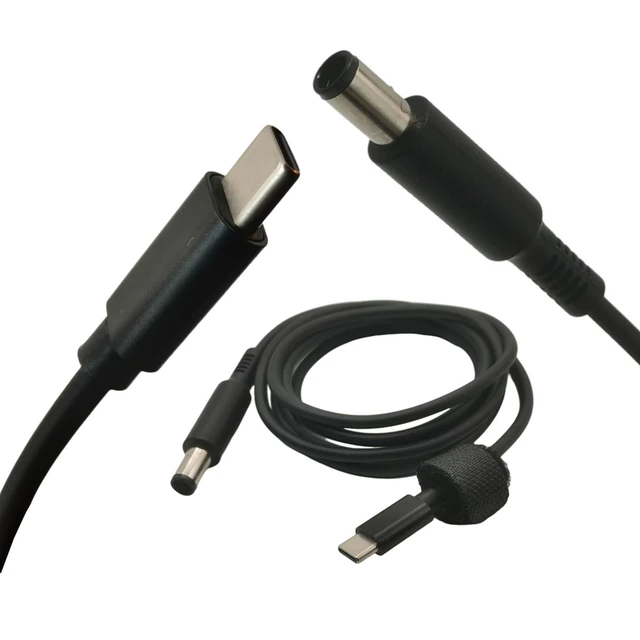Alt view image 6 of 8 - USB Type C PD Converter Universal Laptop Charging Cable Cord Dc Power Adapter for Dell-Notebook Power Supply Cable 1.5m(4.5x3.0mm)