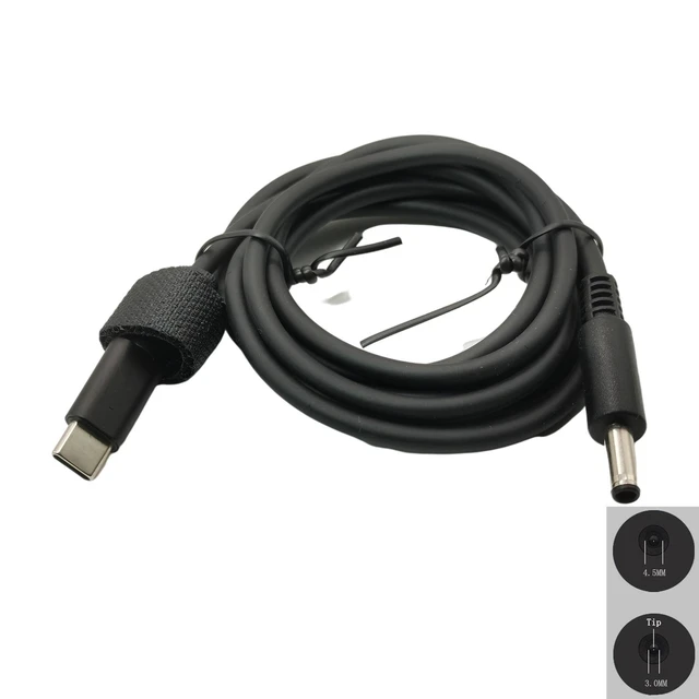 Alt view image 7 of 8 - USB Type C PD Converter Universal Laptop Charging Cable Cord Dc Power Adapter for Dell-Notebook Power Supply Cable 1.5m(4.5x3.0mm)