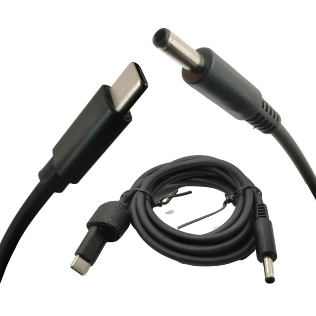 Alt view image 8 of 8 - USB Type C PD Converter Universal Laptop Charging Cable Cord Dc Power Adapter for Dell-Notebook Power Supply Cable 1.5m(4.5x3.0mm)