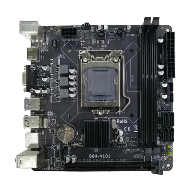 Alt view image 7 of 12 - B85 Desktop Computer Motherboard LGA1150 DDR3X2 16GB 240PIN ECC RAM Slot VGA+HD PCIE X16 Supporting I7/I5/I3/E3 CPU
