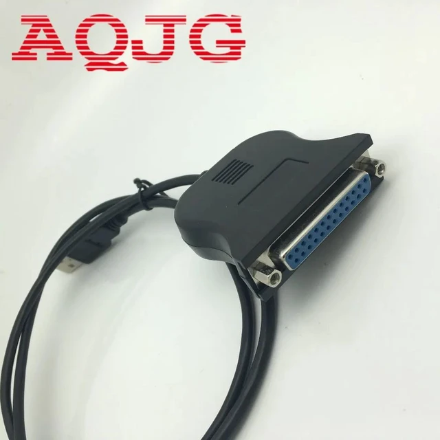 Alt view image 9 of 10 - Black Bi-directional Parallel Interface Communication USB to 25 Pin DB25 Parallel Printer Cable Adapter Cord Converter