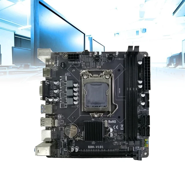 Alt view image 11 of 12 - B85 Desktop Computer Motherboard LGA1150 DDR3X2 16GB 240PIN ECC RAM Slot VGA+HD PCIE X16 Supporting I7/I5/I3/E3 CPU