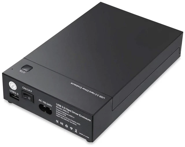 Alt view image 7 of 12 - HDD Case 3.5 2.5 SATA to USB 3.0 Adapter External Hard Drive Enclosure Reader for SSD Disk HDD Box Case HD 3.5 HDD Case(UK)