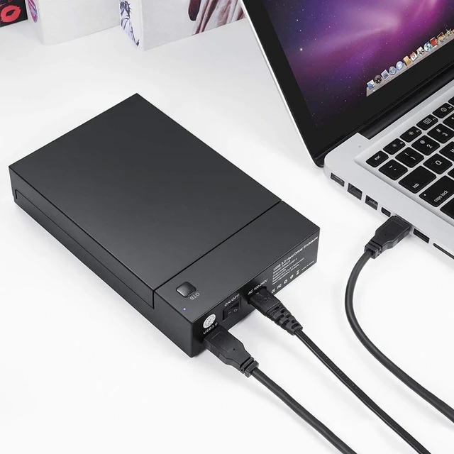 Alt view image 8 of 12 - HDD Case 3.5 2.5 SATA to USB 3.0 Adapter External Hard Drive Enclosure Reader for SSD Disk HDD Box Case HD 3.5 HDD Case(UK)