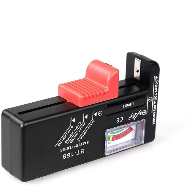 Alt view image 7 of 12 - Digital Lithium Battery Capacity Tester Checkered Load Household Analyzer Display Check AAA AA Button Cell Universal Test BT-168