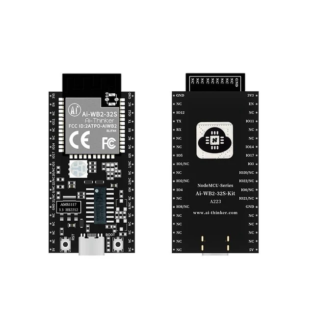 Alt view image 6 of 6 - Ai-WB2-32S module development board, BL602 core processor Wi-Fi 802.11b/g/n Bluetooth 5 Module core Board Ai-WB2-32S-Kit