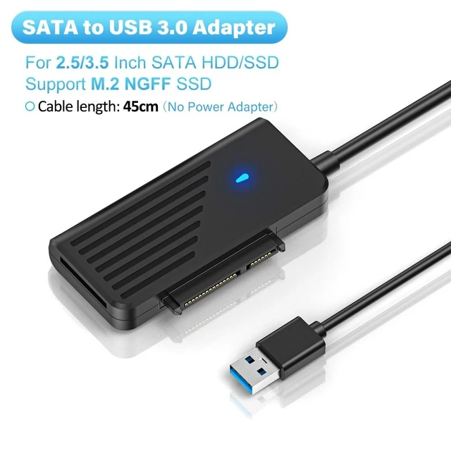 Alt view image 6 of 10 - SATA Ke Adaptor USB Mendukung M.2 NGFF SSD USB 3.0 Ke Adaptor SATA untuk Hard Drive SATA SSD 2.5/3.5 Inci untuk Laptop(1pc M.2 SATA Adapter)