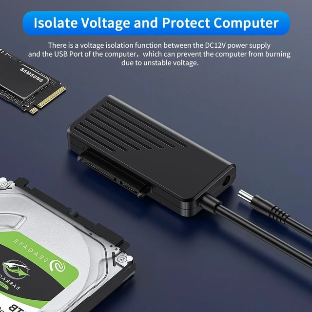 Alt view image 9 of 10 - SATA Ke Adaptor USB Mendukung M.2 NGFF SSD USB 3.0 Ke Adaptor SATA untuk Hard Drive SATA SSD 2.5/3.5 Inci untuk Laptop(1pc M.2 SATA Adapter)