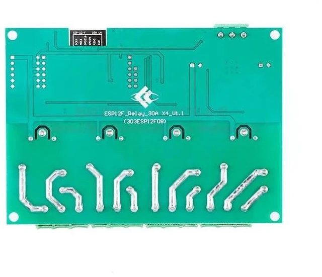 Alt view image 6 of 8 - ESP8266WIFI four-way 30A relay module ESP-12F development board secondary development DC7-28/5V