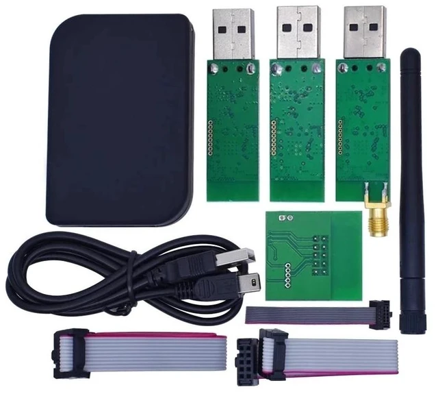 Alt view image 11 of 12 - CC2531 Zigbee emulator, CC debugger, USB programmer, CC2540, CC2531, with antenna, bluetooth, connector, download cable