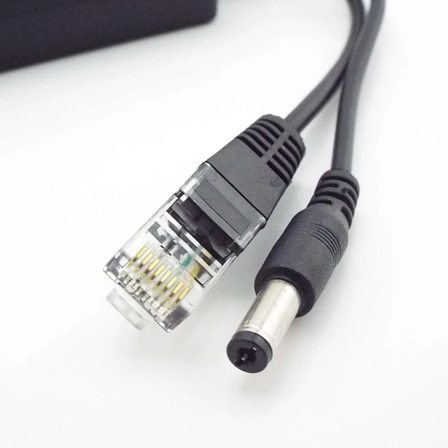 Alt view image 10 of 12 - 48V to 12V POE Splitter Connector Poe Power Adapter injector Switch for IP Camera Wifi Injector Cable Wall US/EU Plug power