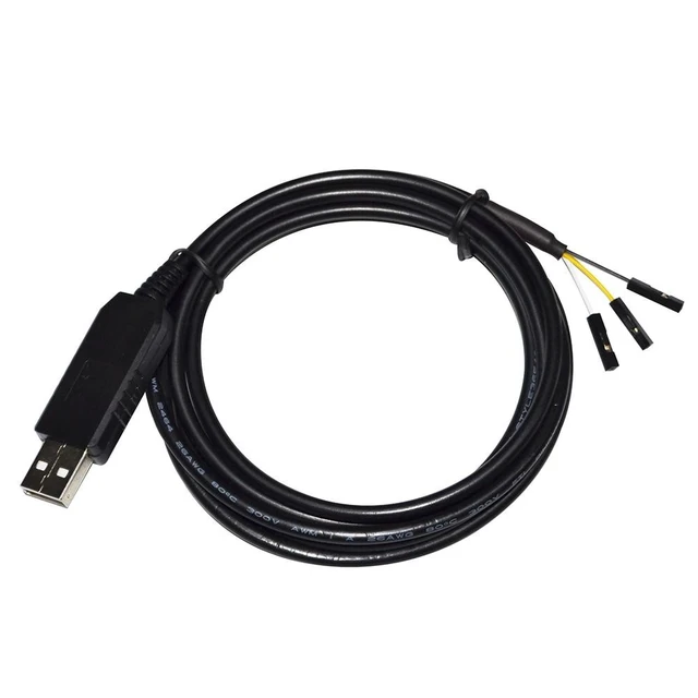 Alt view image 2 of 2 - FT232RL USB UART TTL 3V3 TO 3P 3x0.1" Single Pole Connectors TTL-232R-RPi Debug Cable for Raspberry Pi with Txd Rxd (TTL 3.3V)
Cable length:1M