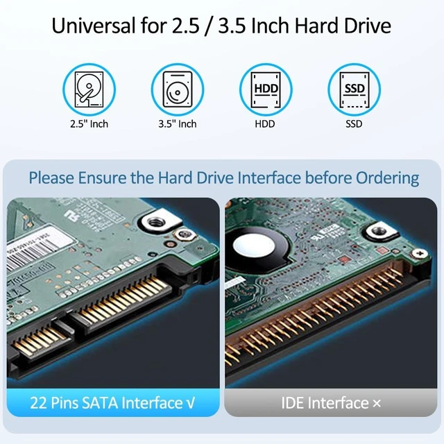 Alt view image 10 of 10 - SATA Ke Adaptor USB Mendukung M.2 NGFF SSD USB 3.0 Ke Adaptor SATA untuk Hard Drive SATA SSD 2.5/3.5 Inci untuk Laptop(1pc M.2 SATA Adapter)