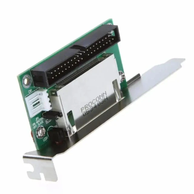 Alt view image 9 of 13 - 40 Pin CF To IDE Compact Flash Card Adapter Bootable Computer Accessories IDE Converter Card For Laptop PCI Bracket Back Panel