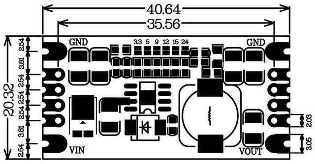 Alt view image 9 of 12 - TPS5430 Switching Power Supply Module 3A DC-DC Step-Down 5V/12V/24V Voltage Output Low Ripple(5V)