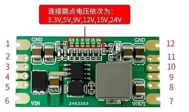 Alt view image 11 of 12 - TPS5430 Switching Power Supply Module 3A DC-DC Step-Down 5V/12V/24V Voltage Output Low Ripple(5V)