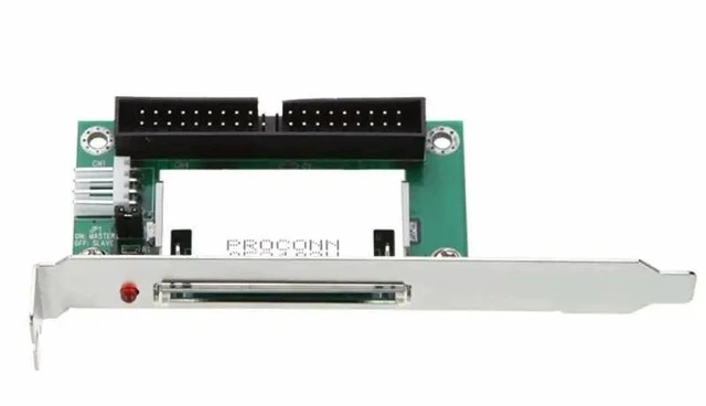 Alt view image 11 of 13 - 40 Pin CF To IDE Compact Flash Card Adapter Bootable Computer Accessories IDE Converter Card For Laptop PCI Bracket Back Panel