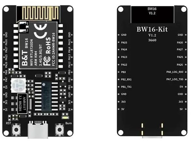 Alt view image 4 of 4 - BW16-Kit development board, low-power Bluetooth programmable module, RTL8720DN dual band WiFi, C-type interface