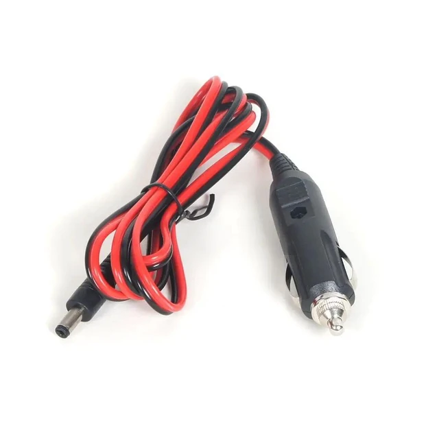 Alt view image 12 of 12 - New 12V 5A DC Car Cigarette Lighter Charger With Fuse, Universal Power Adapter DC Plug 5.5x2.1mm Cable 1.2m