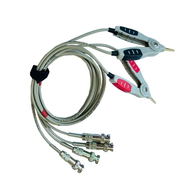 Alt view image 7 of 12 - 800MM LCR Meter Test Leads Clip Terminal Kelvin Line High Quality Four Wire Lead Kelvin Probes Kelvin Clip