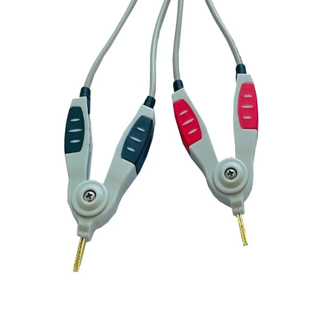 Alt view image 12 of 12 - 800MM LCR Meter Test Leads Clip Terminal Kelvin Line High Quality Four Wire Lead Kelvin Probes Kelvin Clip
