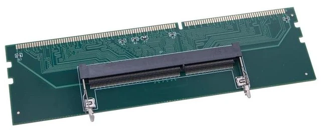 Alt view image 8 of 12 - :(DDR4 RAM Connector)
DDR3 DDR4 DDR5 to SO-DIMM Adapter Connectors Laptop RAM Memory DDR3/4/5 Sodimm to Dimm Riser 240pin 288pin DIMM Card for Desktop