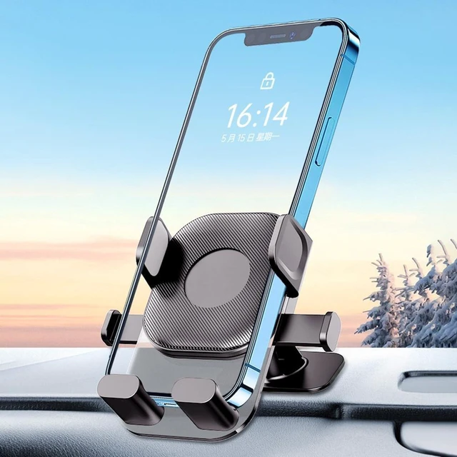 Alt view image 11 of 12 - Phone Holder Support Hook Type Smartphone Stand GPS Support Air Vent Mount 360 Degree Rotation Holder for All phones