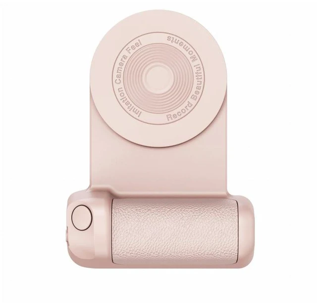 Alt view image 7 of 12 - Mobile Stand Camera Holder Grip Type-C Magnetic Selfie Photo Bracket Cellphone Bluetooth Anti-shake Selfie Wireless Charging(option 1-Pink)