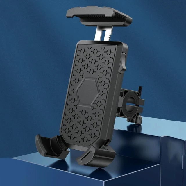 Alt view image 7 of 12 - Bicycle Phone Mount Bracket Adjustable Bike Handlebar Smartphone Holder Rack for Mobile Phone Portable Supplies