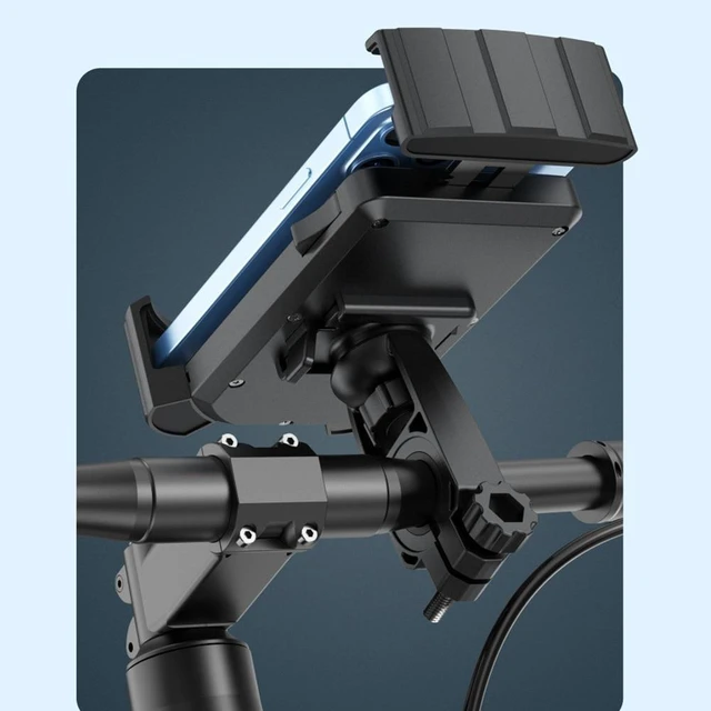 Alt view image 8 of 12 - Bicycle Phone Mount Bracket Adjustable Bike Handlebar Smartphone Holder Rack for Mobile Phone Portable Supplies