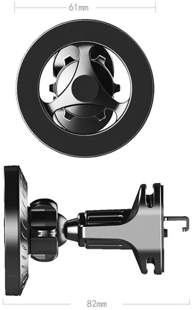 Alt view image 8 of 12 - Magnetic Car Mobile Phone Support Universal Air Vent Fixed Mobile Phone Stand Bracket Cell Phone Holder Auto Accessories