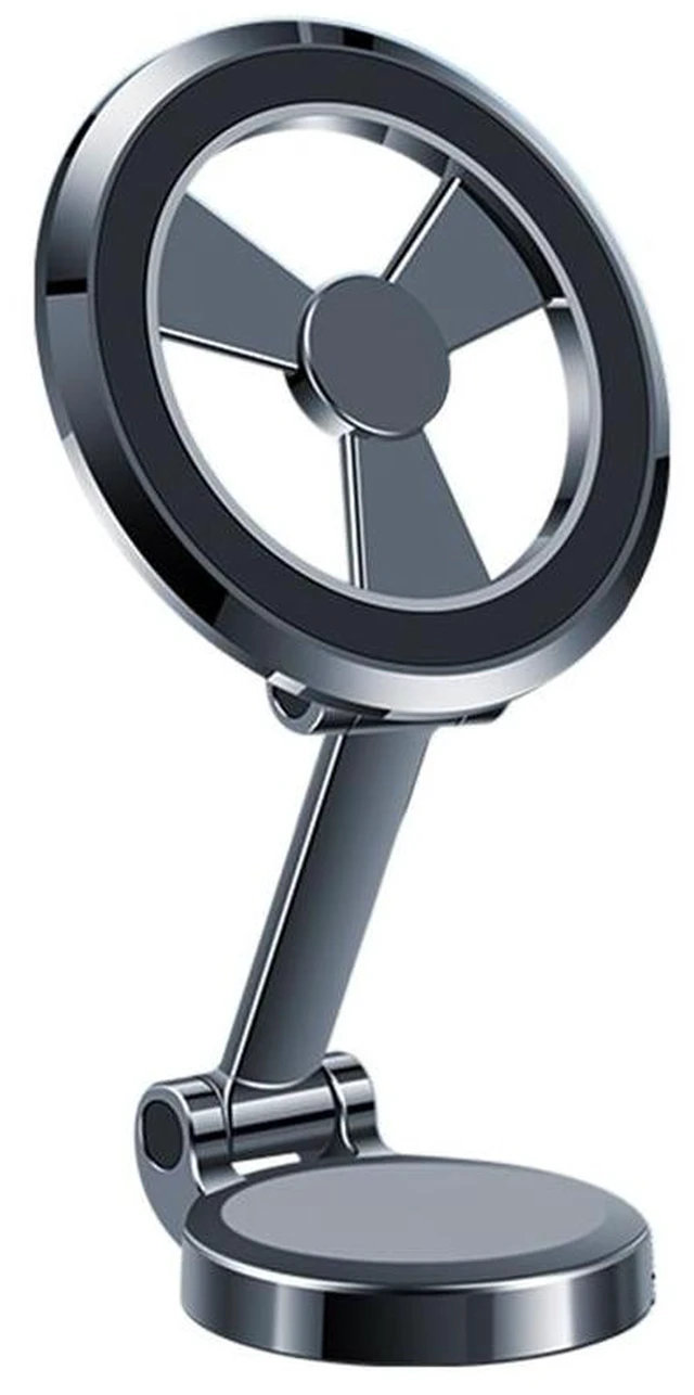 Alt view image 3 of 4 - Magnetic Car Phone Bracket Stretchable Mobile Phone Mount Support Anti Slip 360 Rotatable Adjustable for Phone(Black)