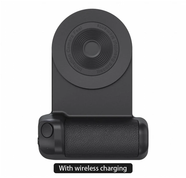 Alt view image 7 of 12 - Mobile Stand Camera Holder Grip Type-C Magnetic Selfie Photo Bracket Cellphone Bluetooth Anti-shake Selfie Wireless Charging(option 2-Black)